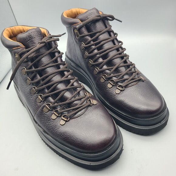 Allen Edmonds Men\'s Boots Knox Leather Sneaker Polo Brown Leather Sz 10.5 New main image 5
